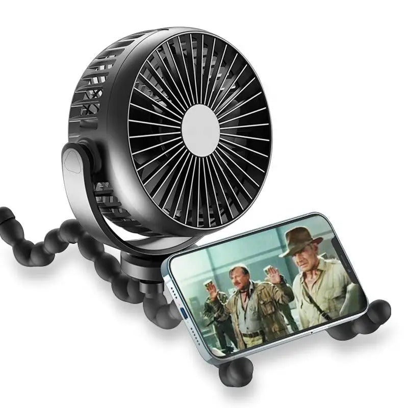 Clip-On Fan, Featuring a Newly Designed Long-Life EC Motor Dual-Speed Adjustable
