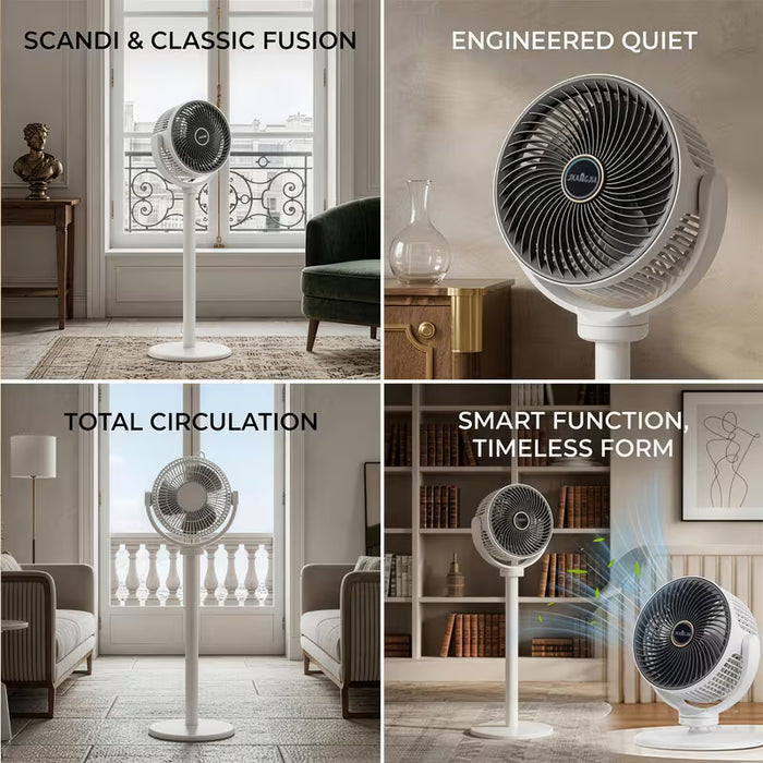 Portable 3in 1 Vertical Circulation Fan, Powerful Quiet Operation