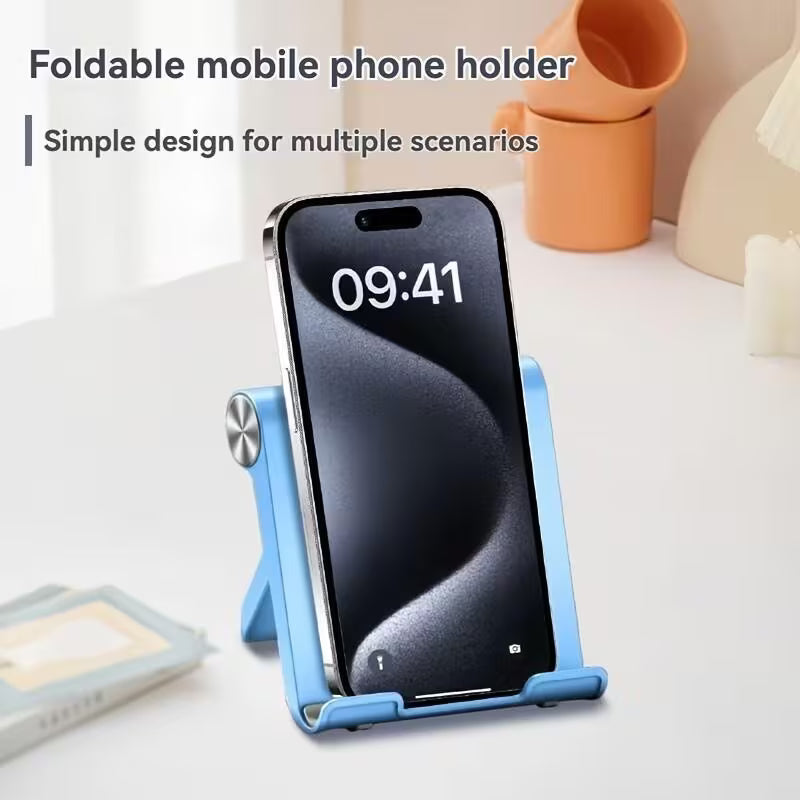 Universal Foldable Phone & Tablet Stand – Portable Adjustable Desk Holder