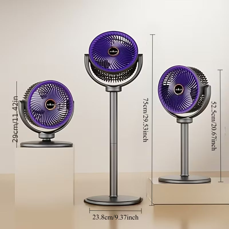 Stay cool and comfortable with this Adjustable Height Oscillating Air