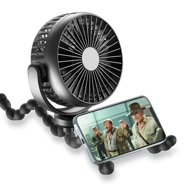 Clip-On Fan, Featuring a Newly Designed Long-Life EC Motor Dual-Speed Adjustable