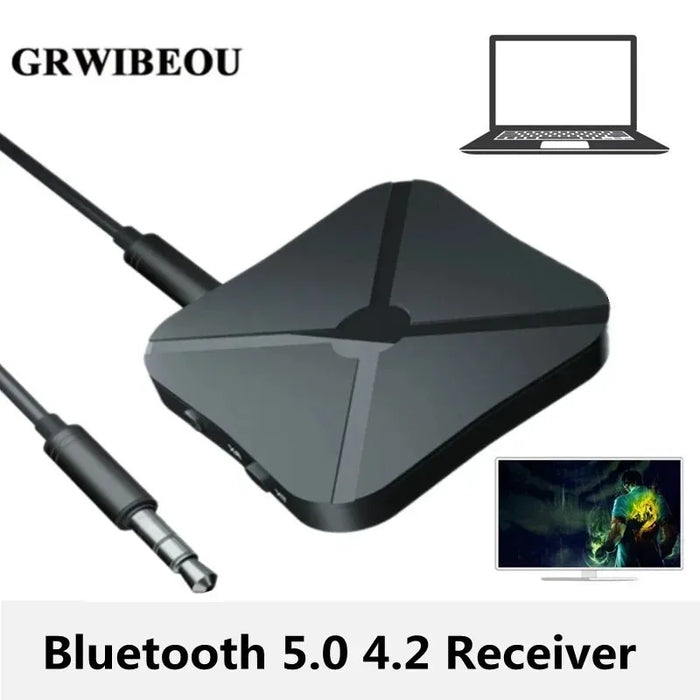Grwibeou Bluetooth 5.0 4.2 Receiver and Transmitter Audio Music Stereo Wireless