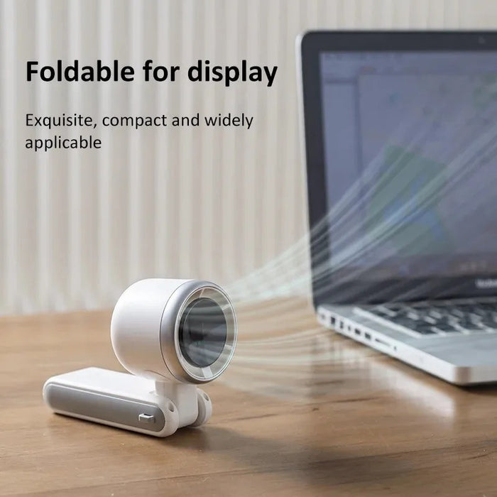 Mini Handheld Fan Portable Fold Desk Cooler Cooling USB Rechargeable 4000mAh A+